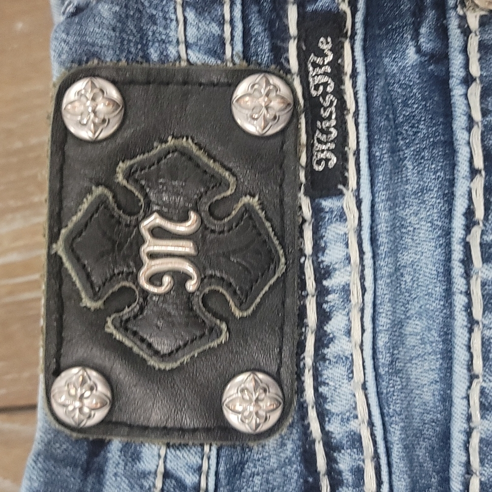 Miss Me Blue Straight Leg Jeans - Picture 3 of 13